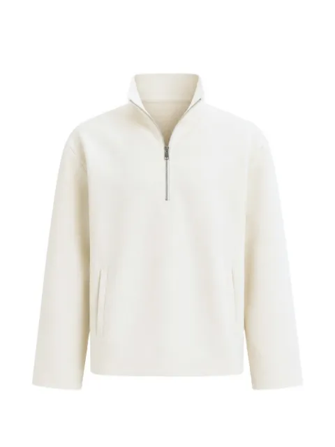 COMMAS quarter-zip jersey sweater