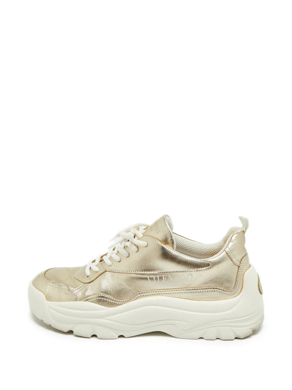 Valentino Garavani Pre-Owned Bounce low-top sneakers - Oro