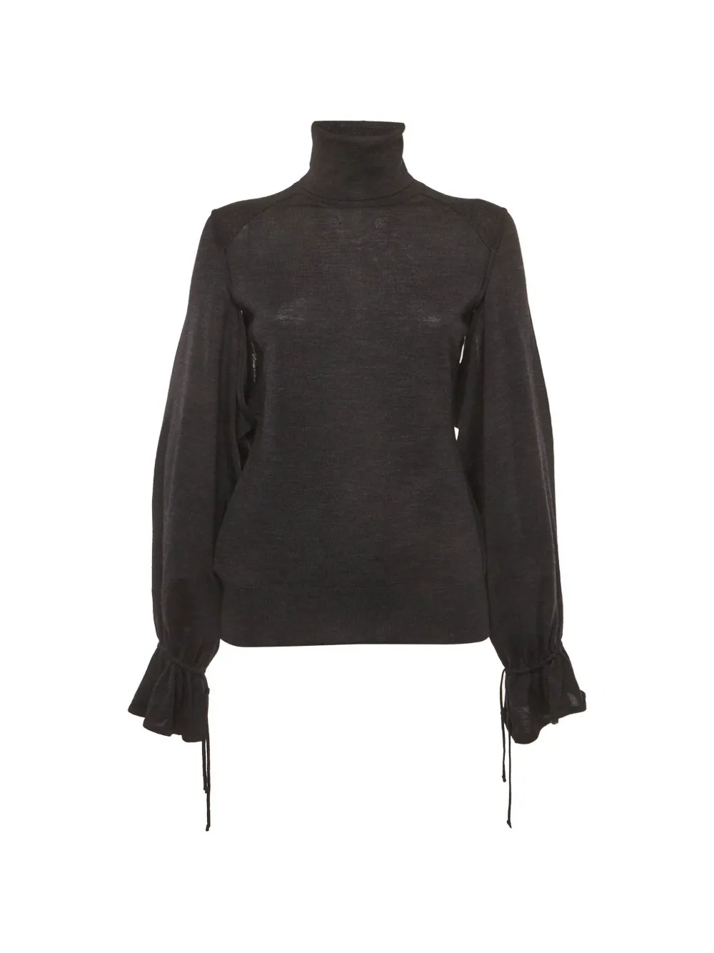 Pre-owned Fendi Turtleneck Sweater In Gray