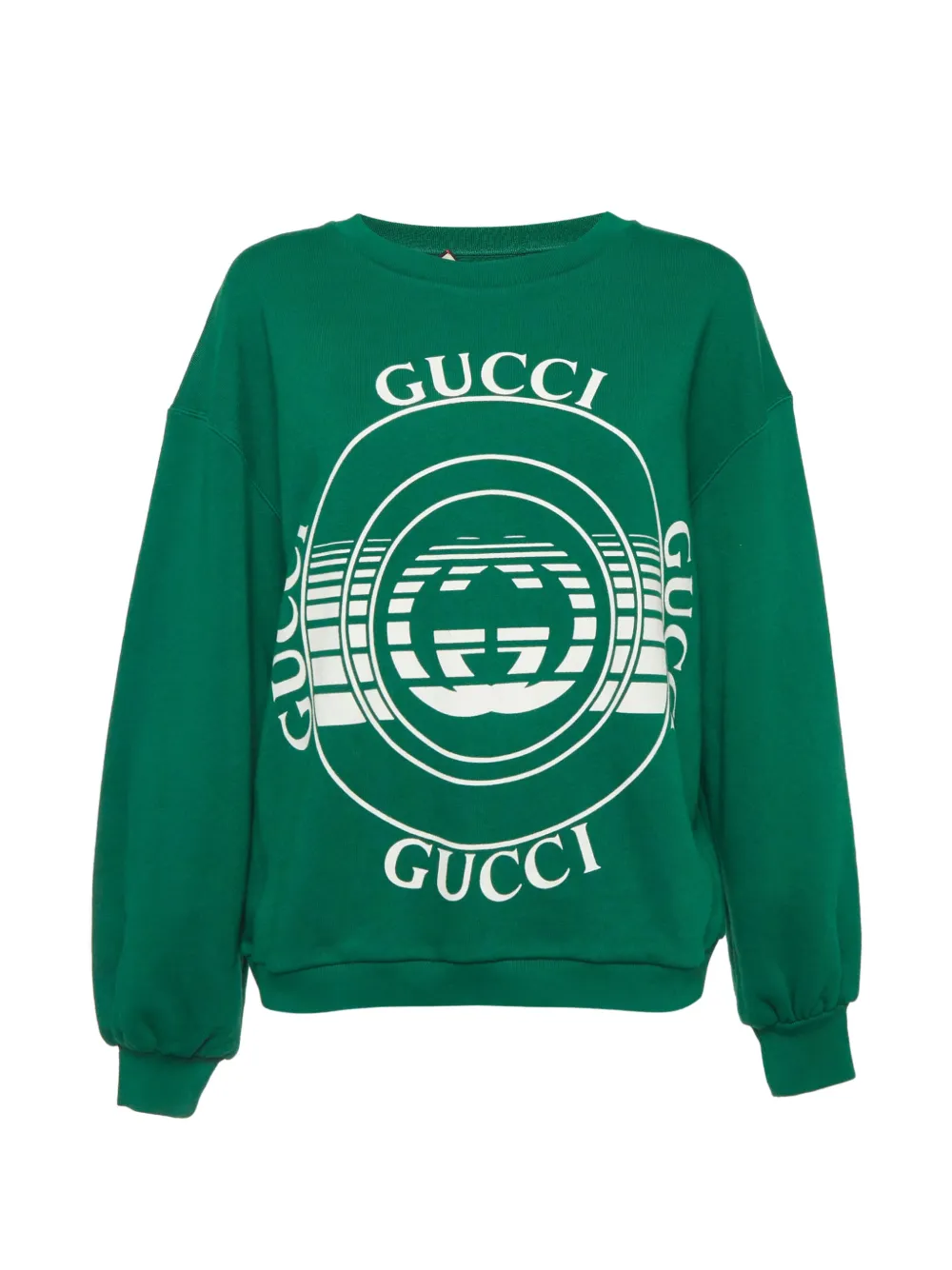 Gucci Pre-Owned logo-print sweatshirt - Verde