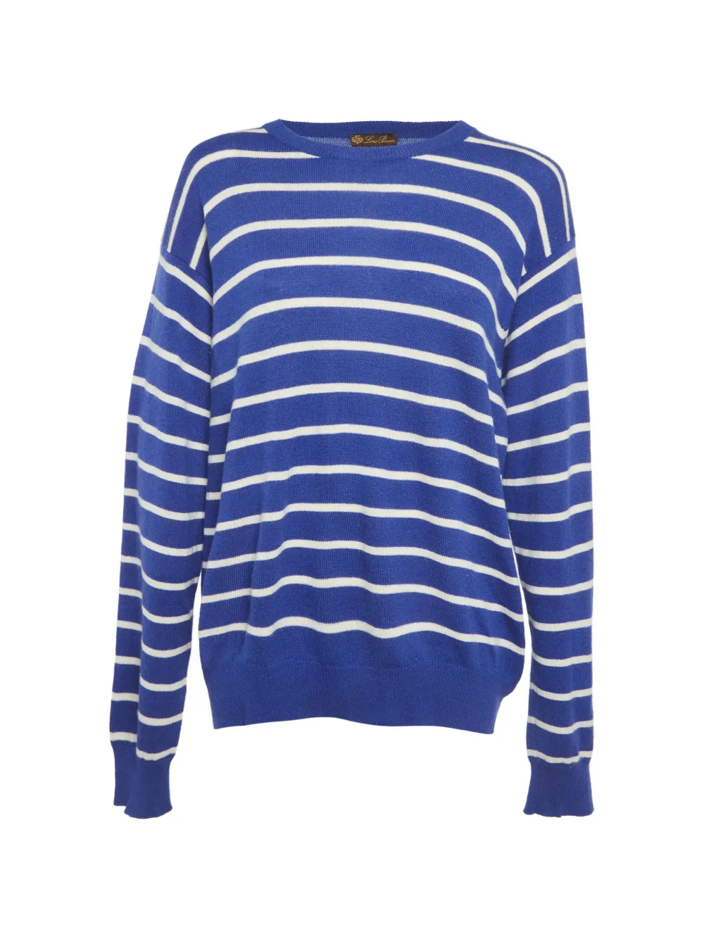 Loro Piana Pre-Owned striped sweater - Blu