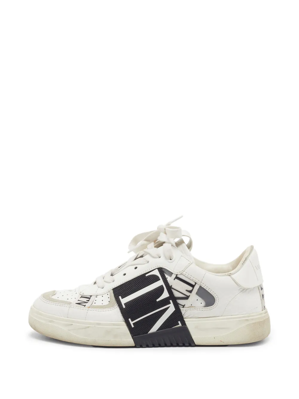 Valentino Garavani Pre-Owned VLTN lace-up sneakers - Bianco