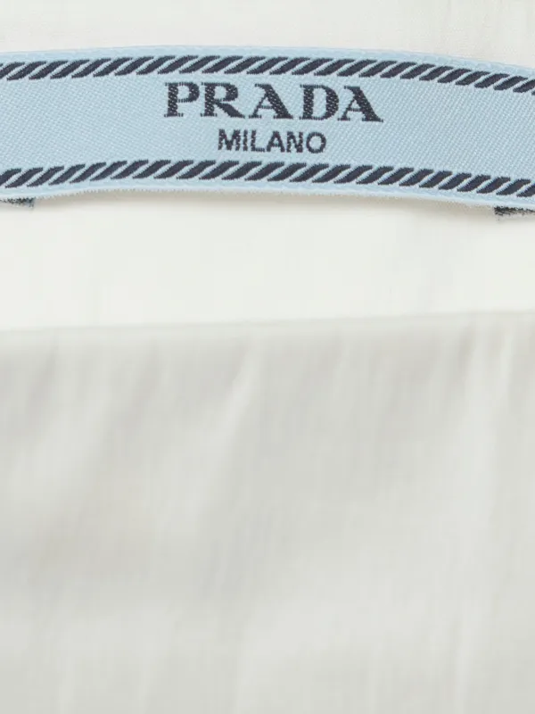 Prada Pre-Owned フレア ミニスカート | ホワイト | FARFETCH JP