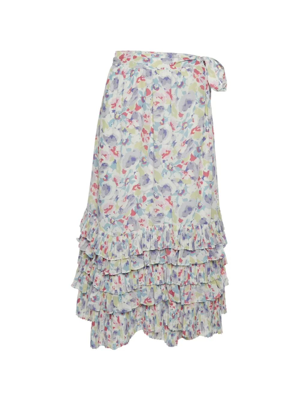 Polo Ralph Lauren Vintage floral-print midi skirt - Bianco