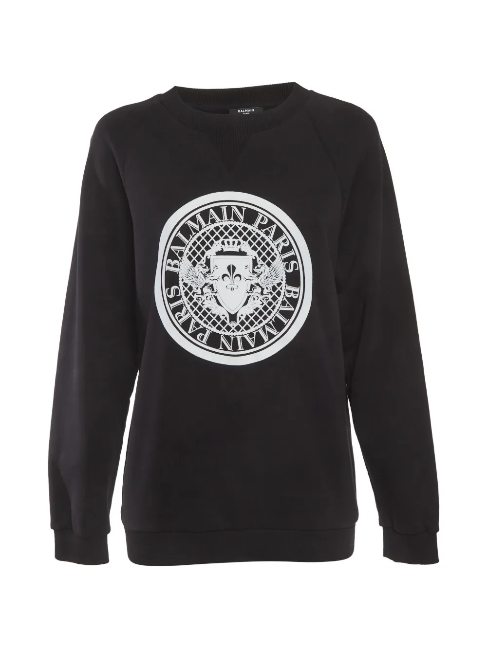 Balmain Pre-Owned logo-print sweatshirt - Schwarz