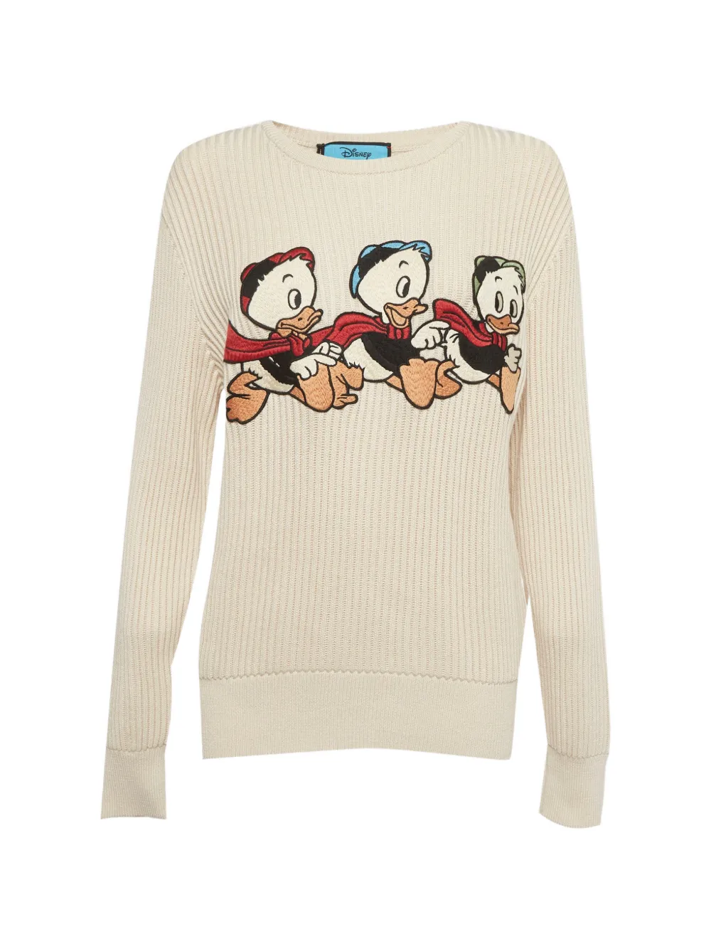 Gucci Pre-Owned x Disney Donald Duck embroidery sweater - Toni neutri