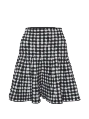 SANDRO ツイード ミニスカート | ホワイト | FARFETCH JP