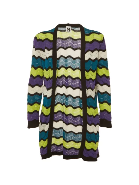 Missoni Pre-Owned chevron knit open-front cardigan