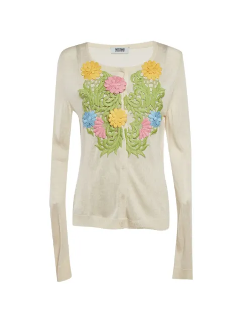 Moschino Pre-Owned Cheap and Chic vest met bloemapplicatie