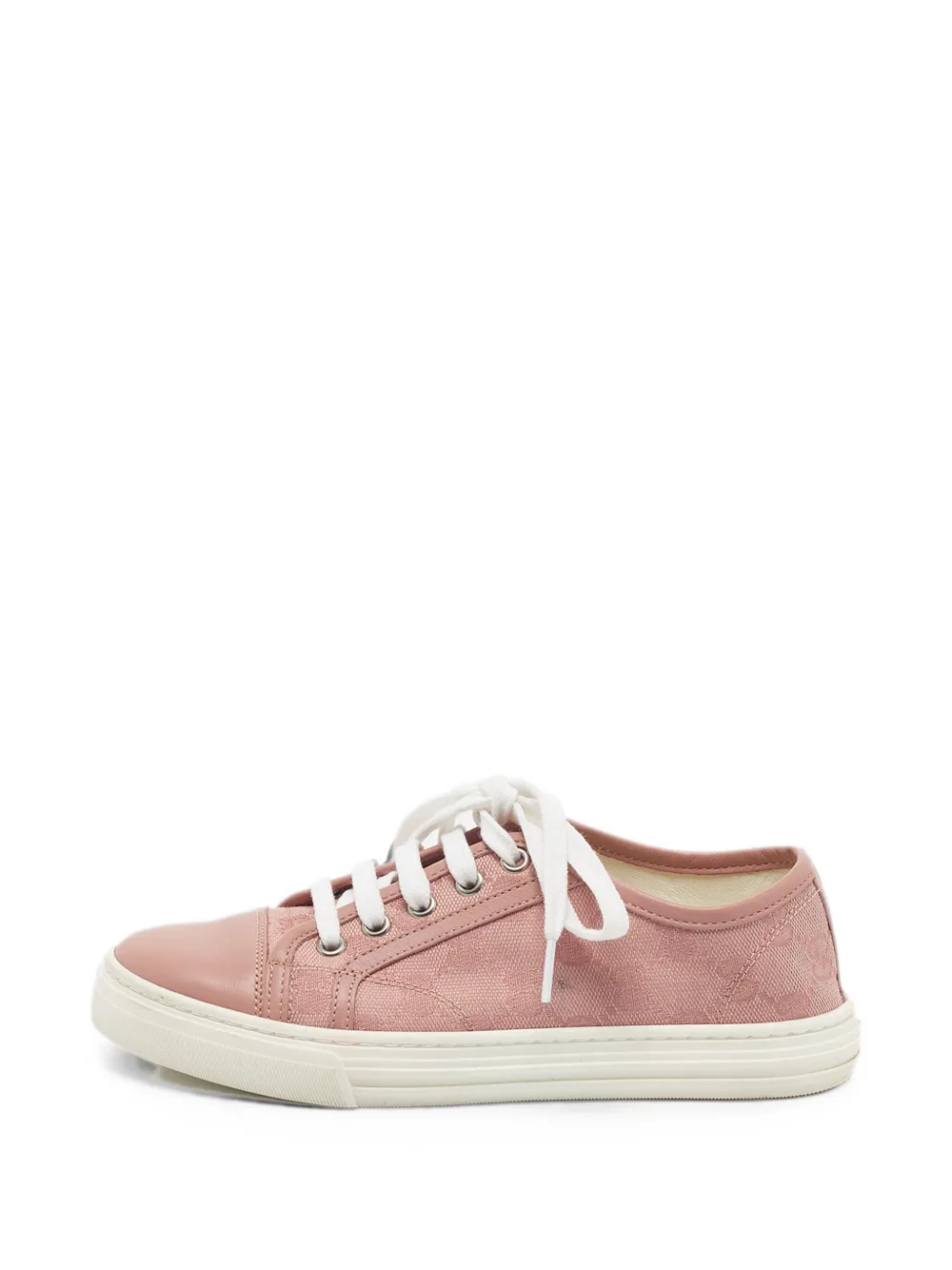 Gucci Pre-Owned lace-up sneakers - Rosa