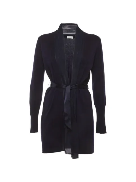 Brunello Cucinelli Vintage belted knit cardigan