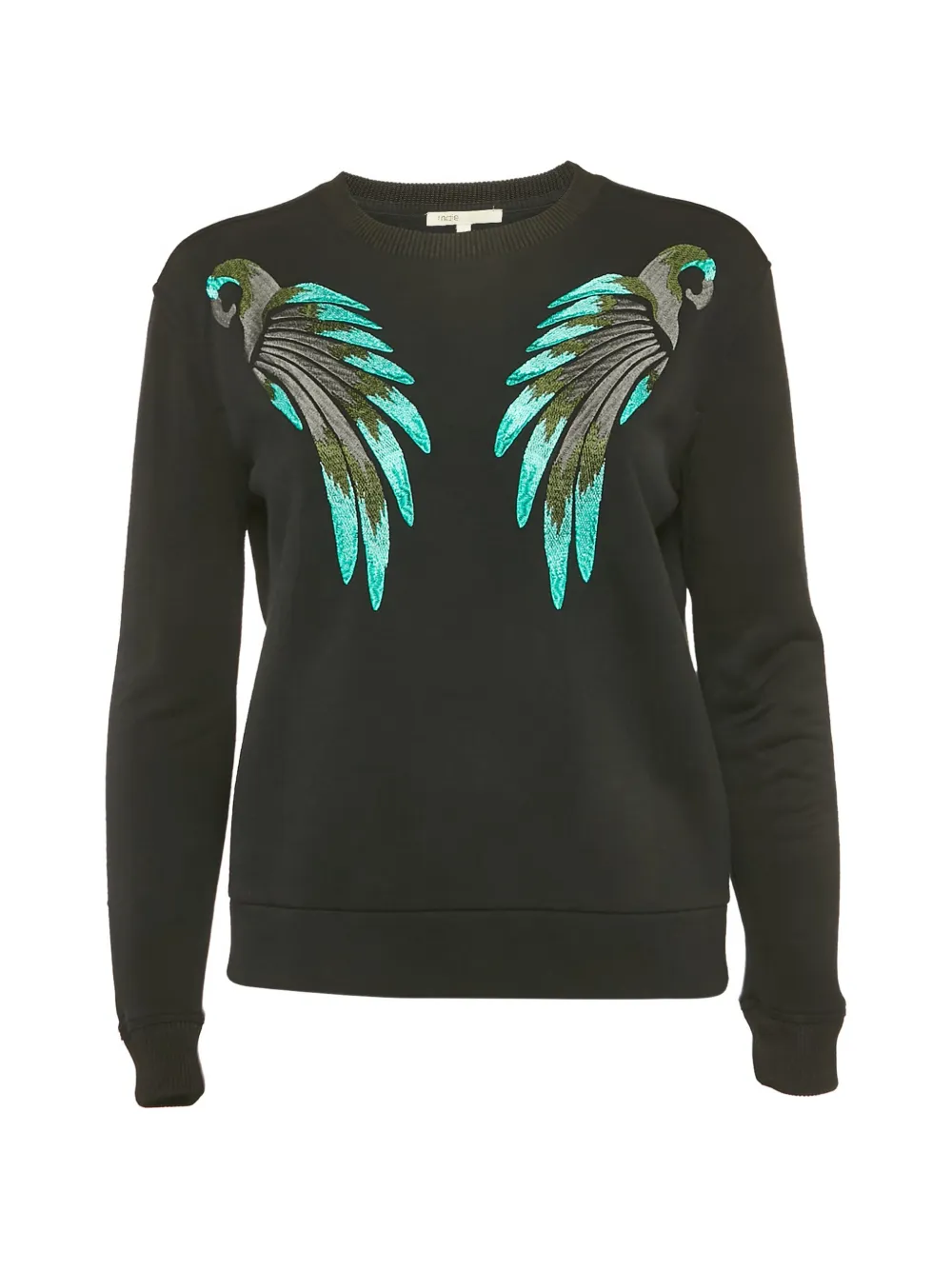 Maje embroidered sweatshirt - Nero
