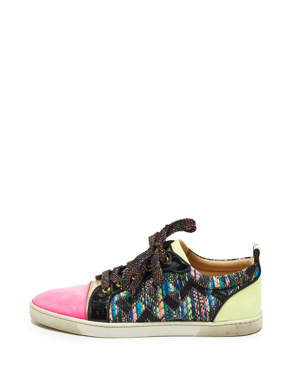 Christian Louboutin Pre-Owned Gondoliere lace-up sneakers - Schwarz