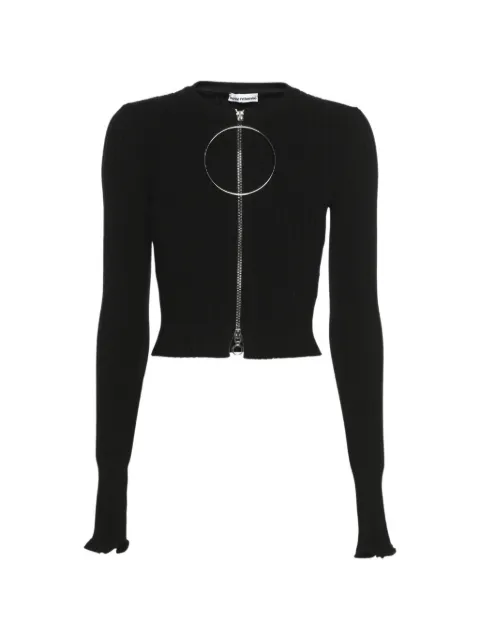 Paco Rabanne Pre-Owned cropped zip-up cardigan