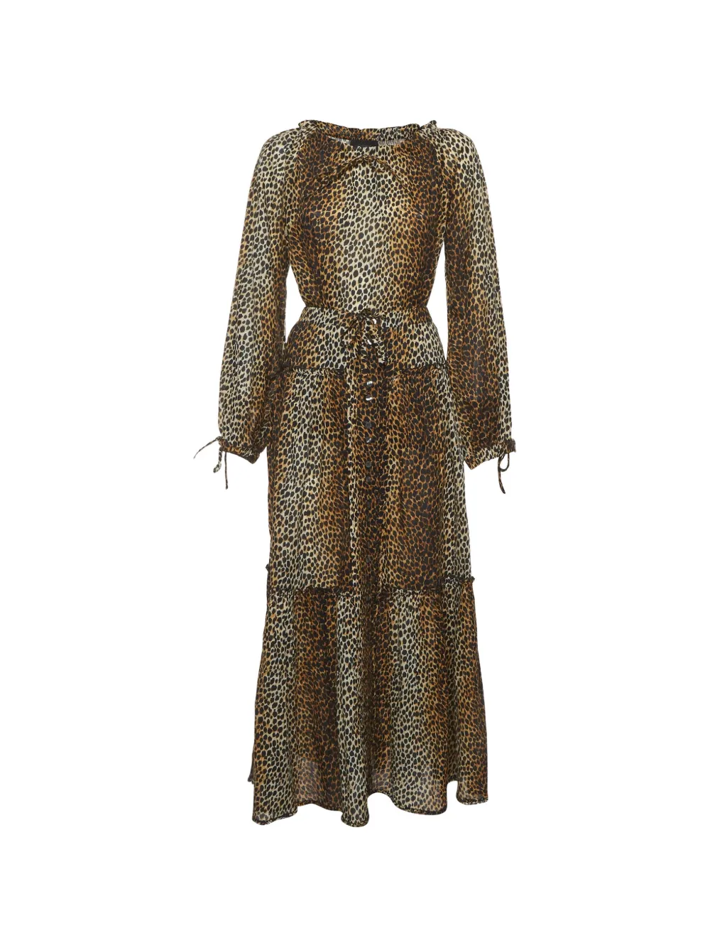 Dolce & Gabbana Pre-Owned leopard-print skirt suit - Marrone