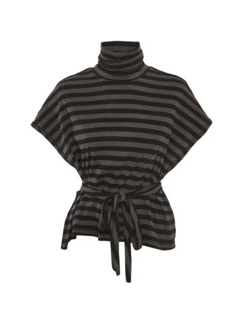 Sonia Rykiel Pre-Owned striped belted top