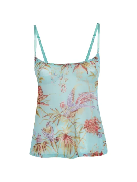 Roberto Cavalli Vintage bird-print camisole