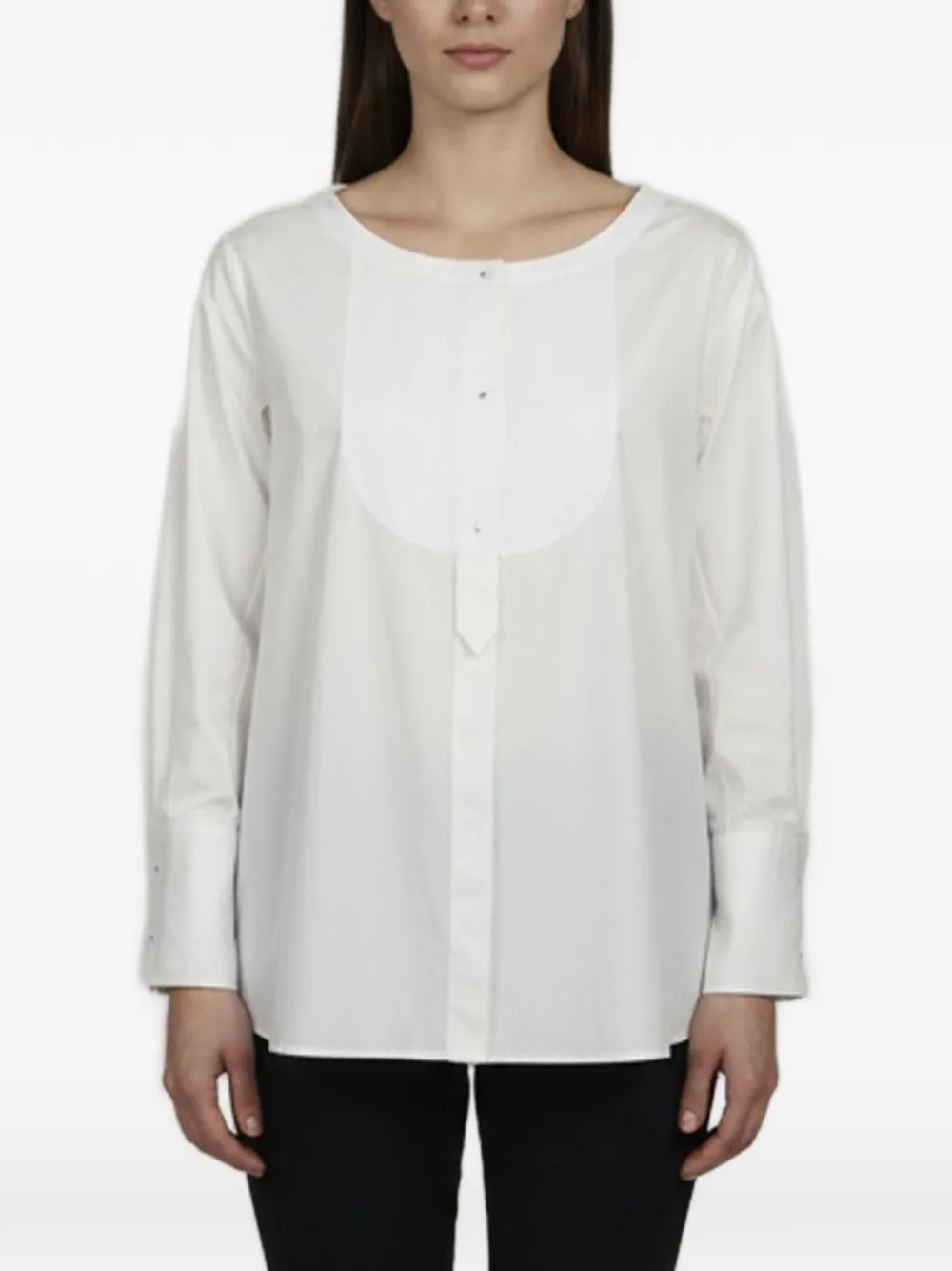 Prada Pre-Owned oversized blouse - Bianco