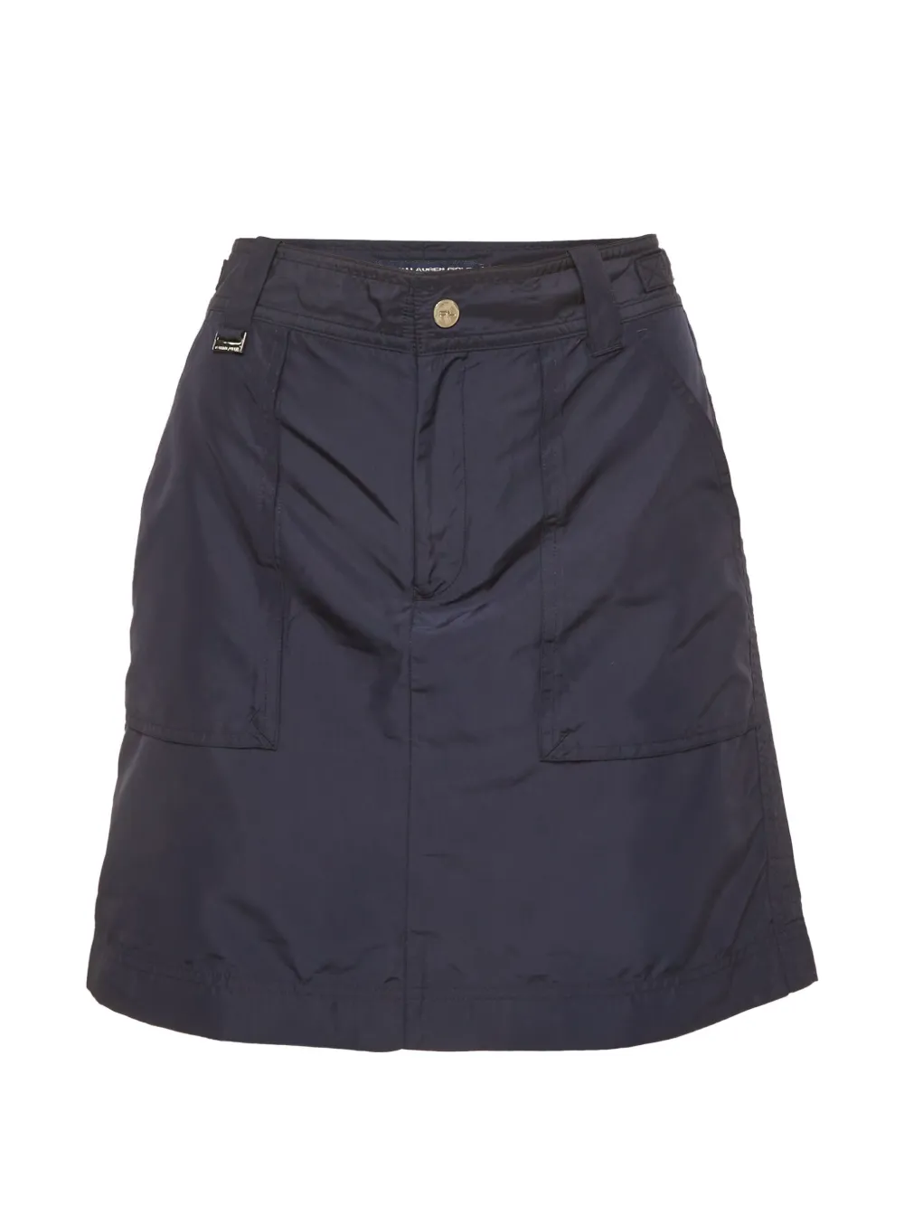 Ralph Lauren Vintage multi-pocket mini skirt - Blu