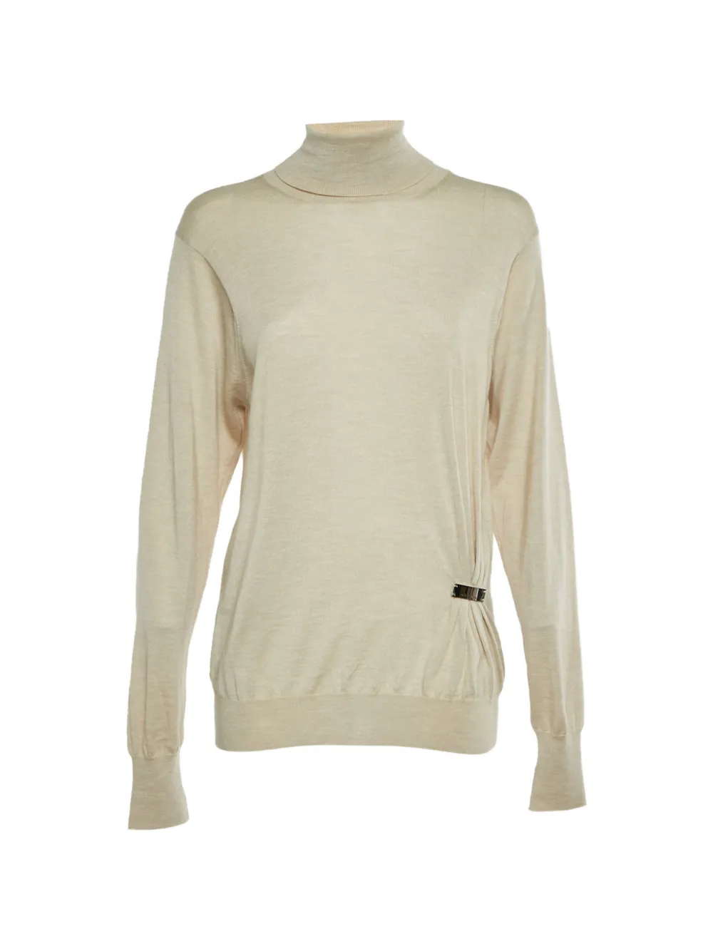 Pre-owned Celine Turtleneck Knitted Sweater In Neutral