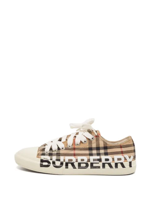 Burberry Pre-Owned zapatillas con motivo Check