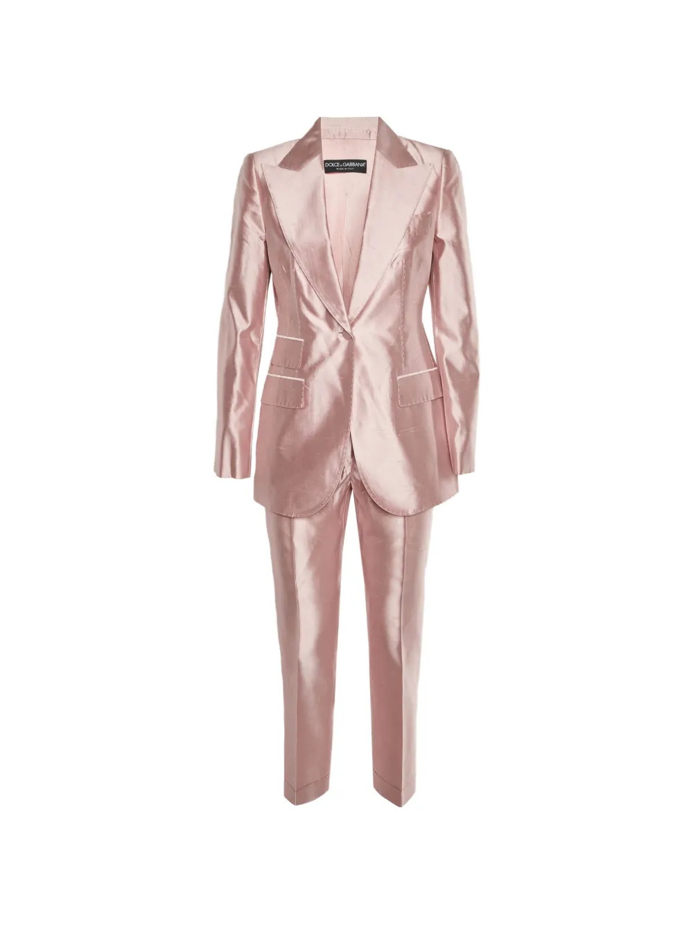 Dolce & Gabbana Pre-Owned Shantung-silk suit - Rosa