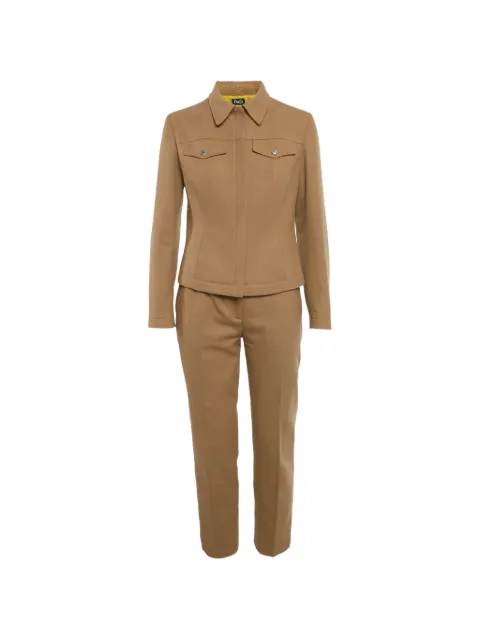 Dolce & Gabbana Pre-Owned set de pantalones y chamarra marrón