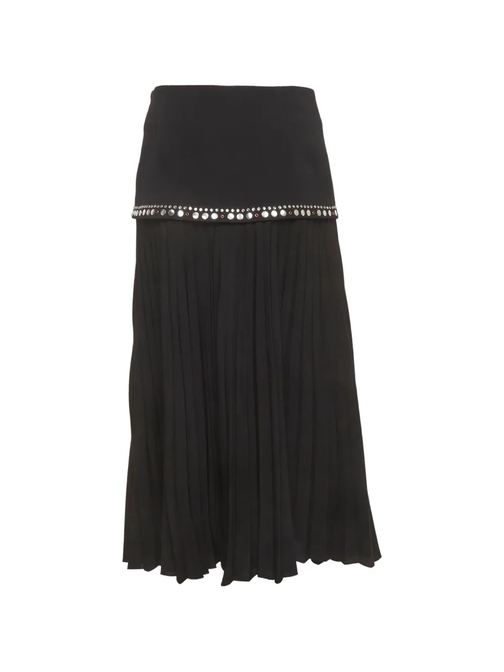 SANDRO black midi skirt - Nero