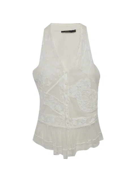 Polo Ralph Lauren Vintage blusa con encaje floral