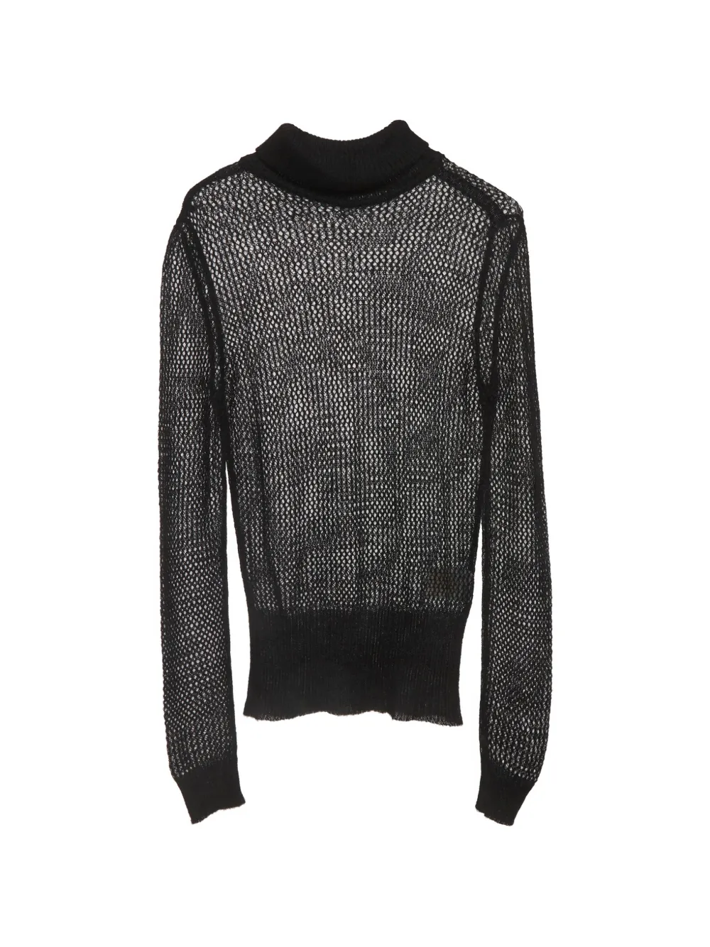 Gucci Pre-Owned open-knit sweater - Black