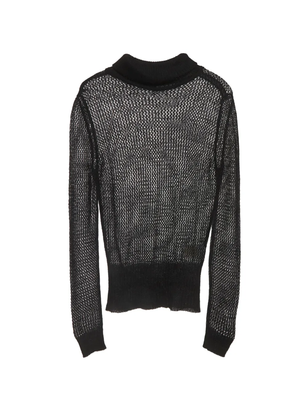 Gucci Pre-Owned open-knit sweater - Black