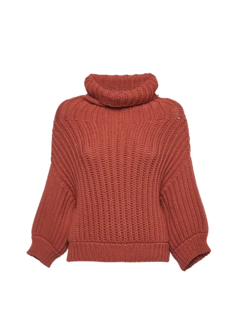 Brunello Cucinelli rib-knit turtle-neck sweater
