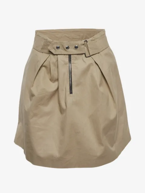 SANDRO Minigonna in gabardine con cintura