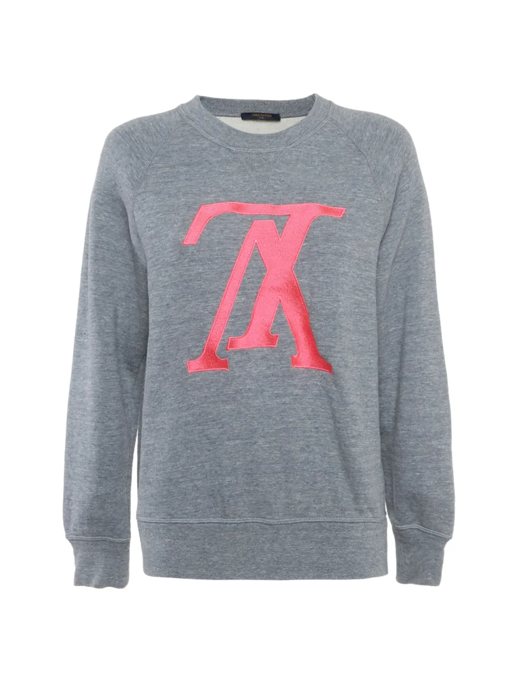 Louis Vuitton Pre-Owned logo-embroidered sweatshirt - Grau