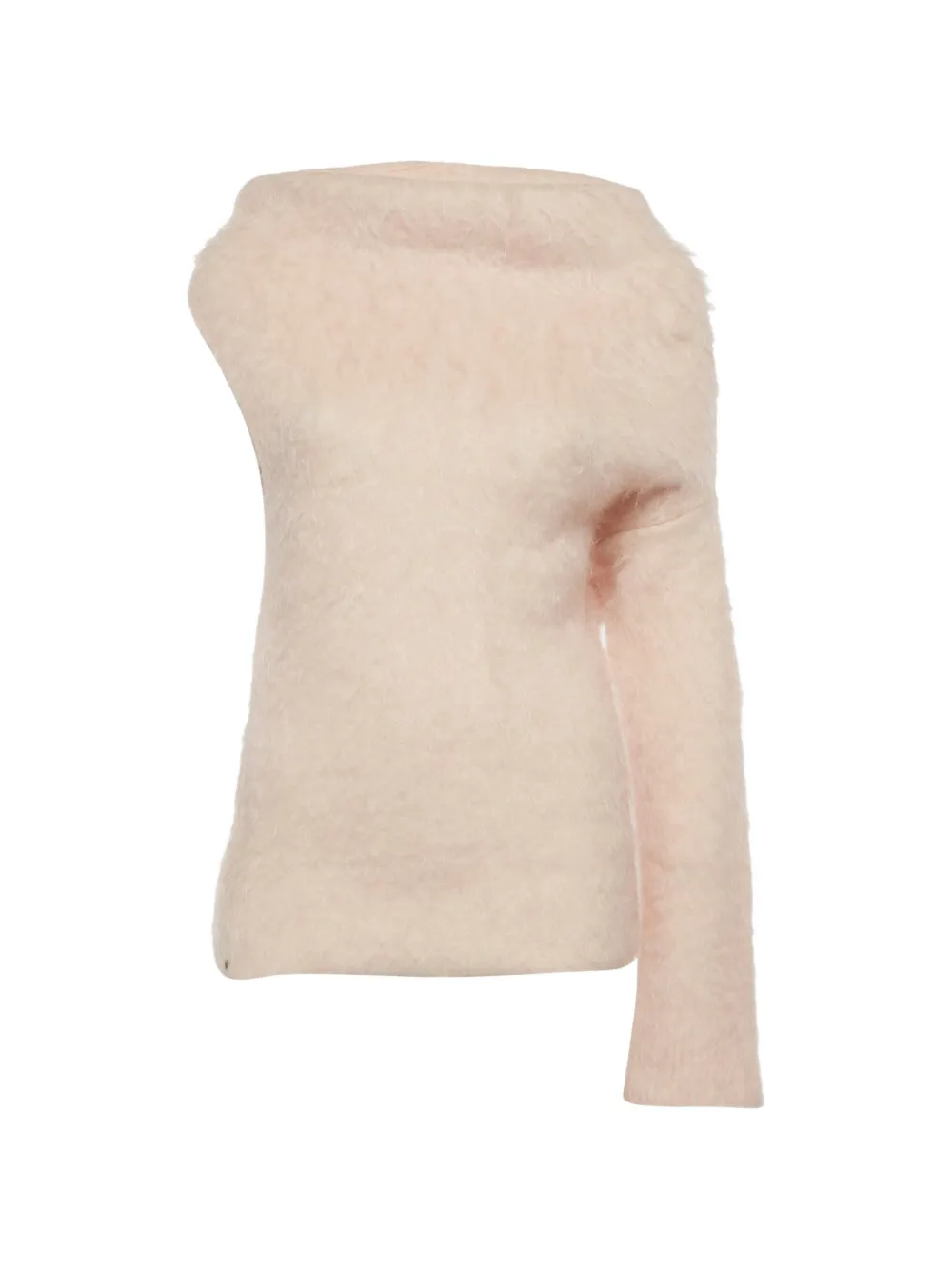 Pre-owned Sportmax Asymmetric-sleeve Sweater In Pink