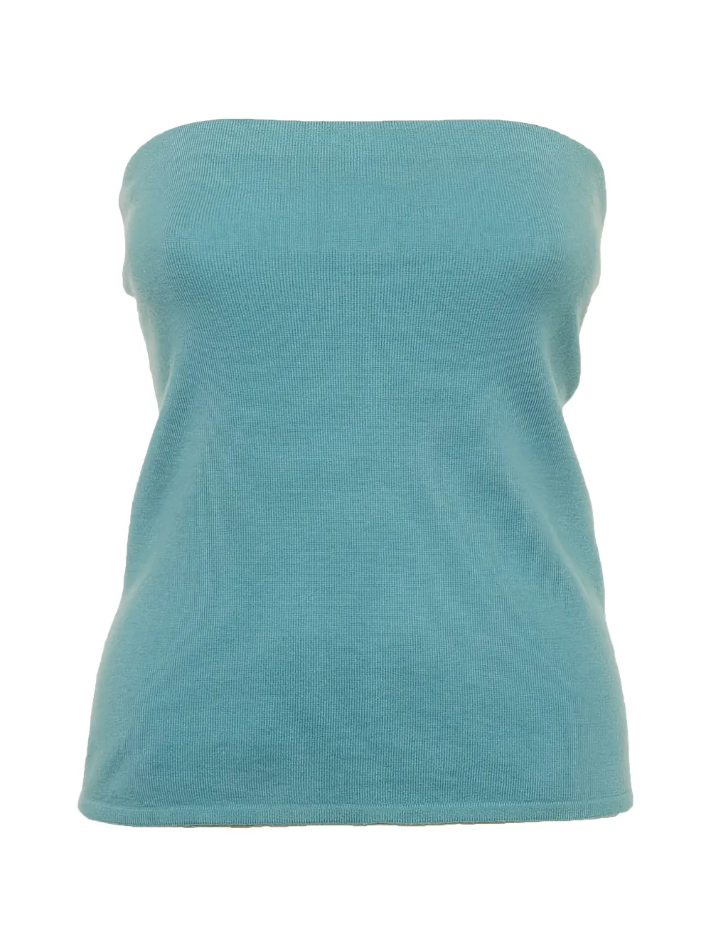 Ralph Lauren Vintage strapless cashmere tube top - Blu