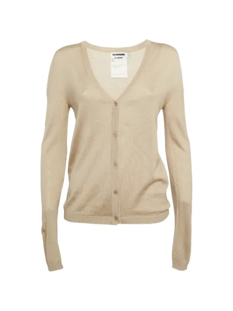 Jil Sander Pre-Owned V-neck knitted cardigan