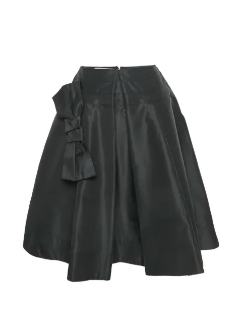 Prada Pre-Owned bow-detail pleated mini skirt