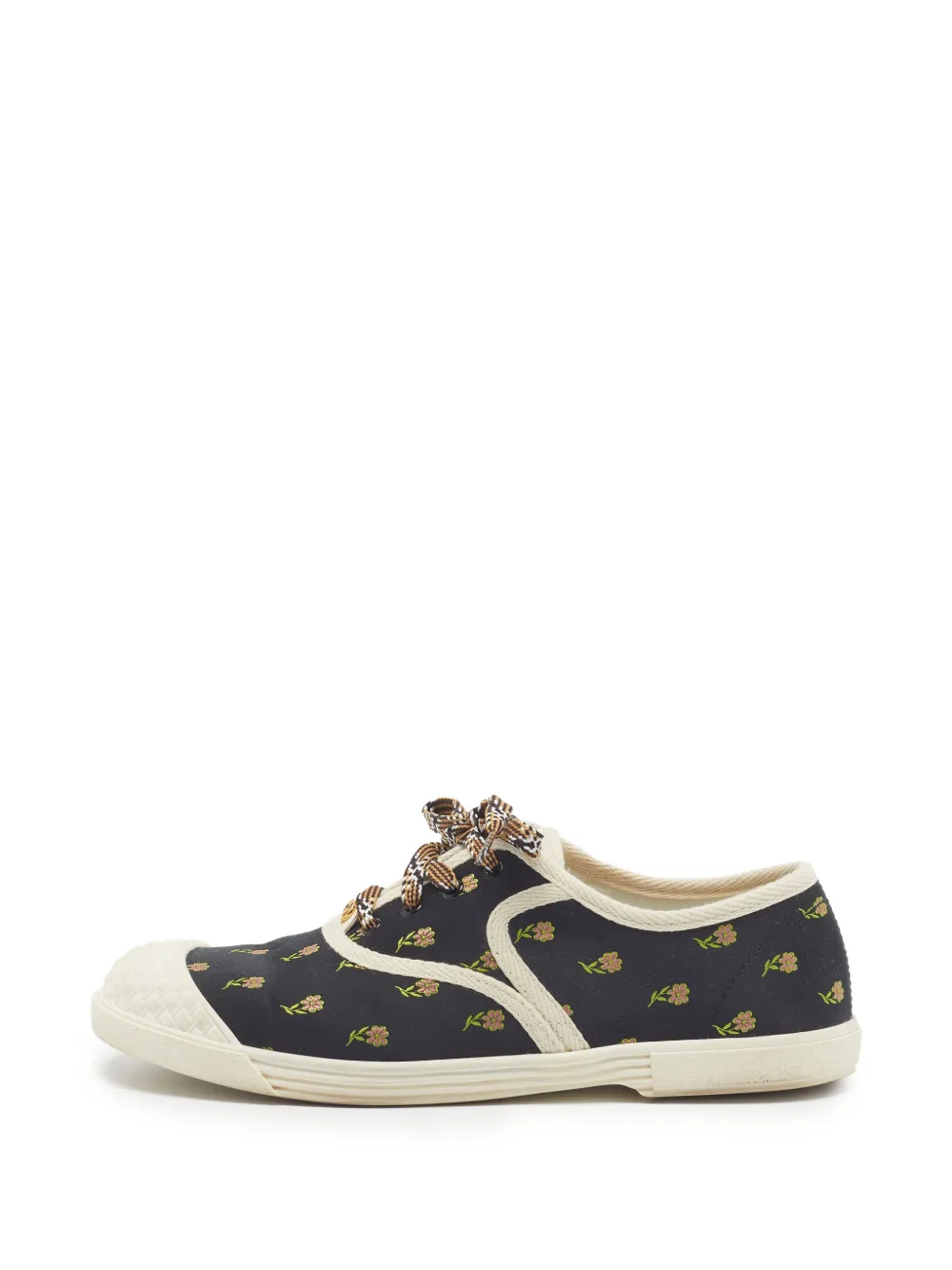 Valentino Garavani Pre-Owned Chromathon floral-print sneakers - Nero
