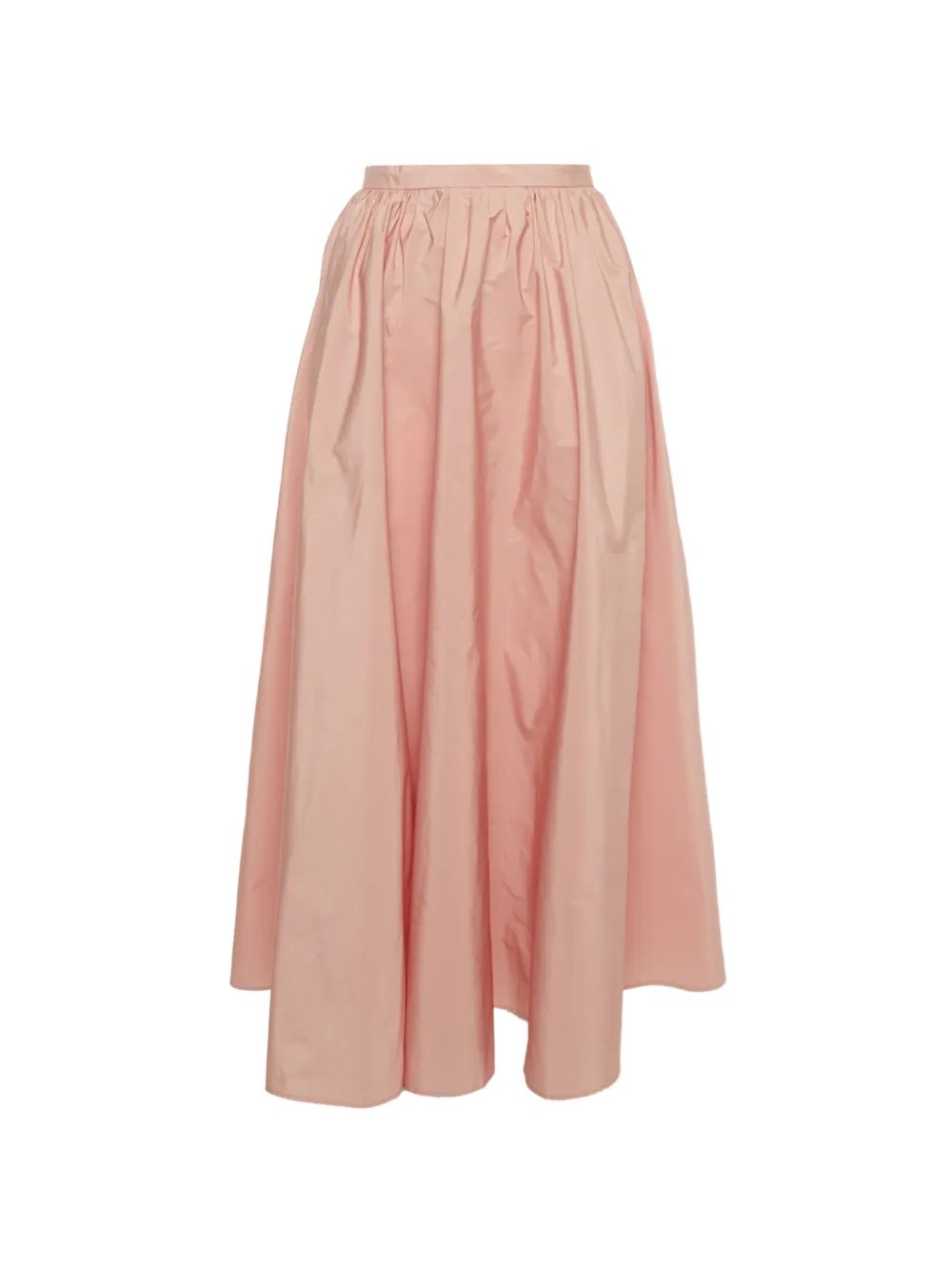 Red Valentino Vintage gathered crepe maxi skirt - Rosa
