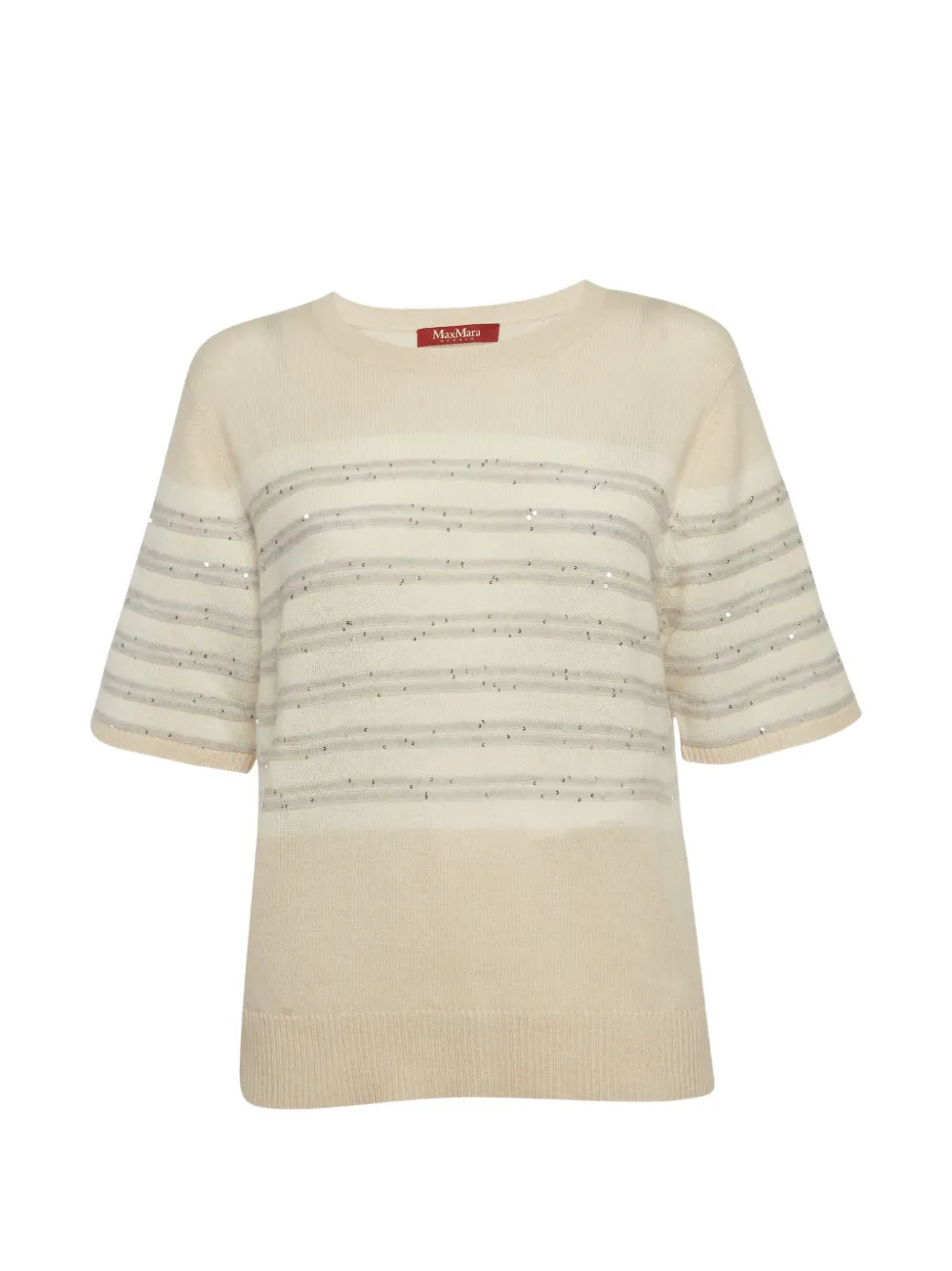 Max Mara cashmere-blended knitted sweater - Neutrals