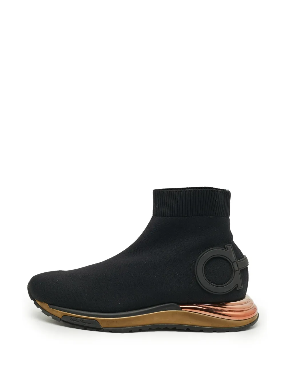 Ferragamo Pre-Owned Gardena high-top sneakers - Nero