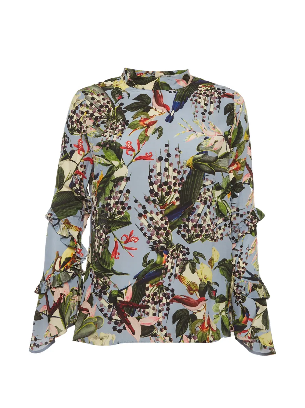 SANDRO Louella floral-print top - Blu