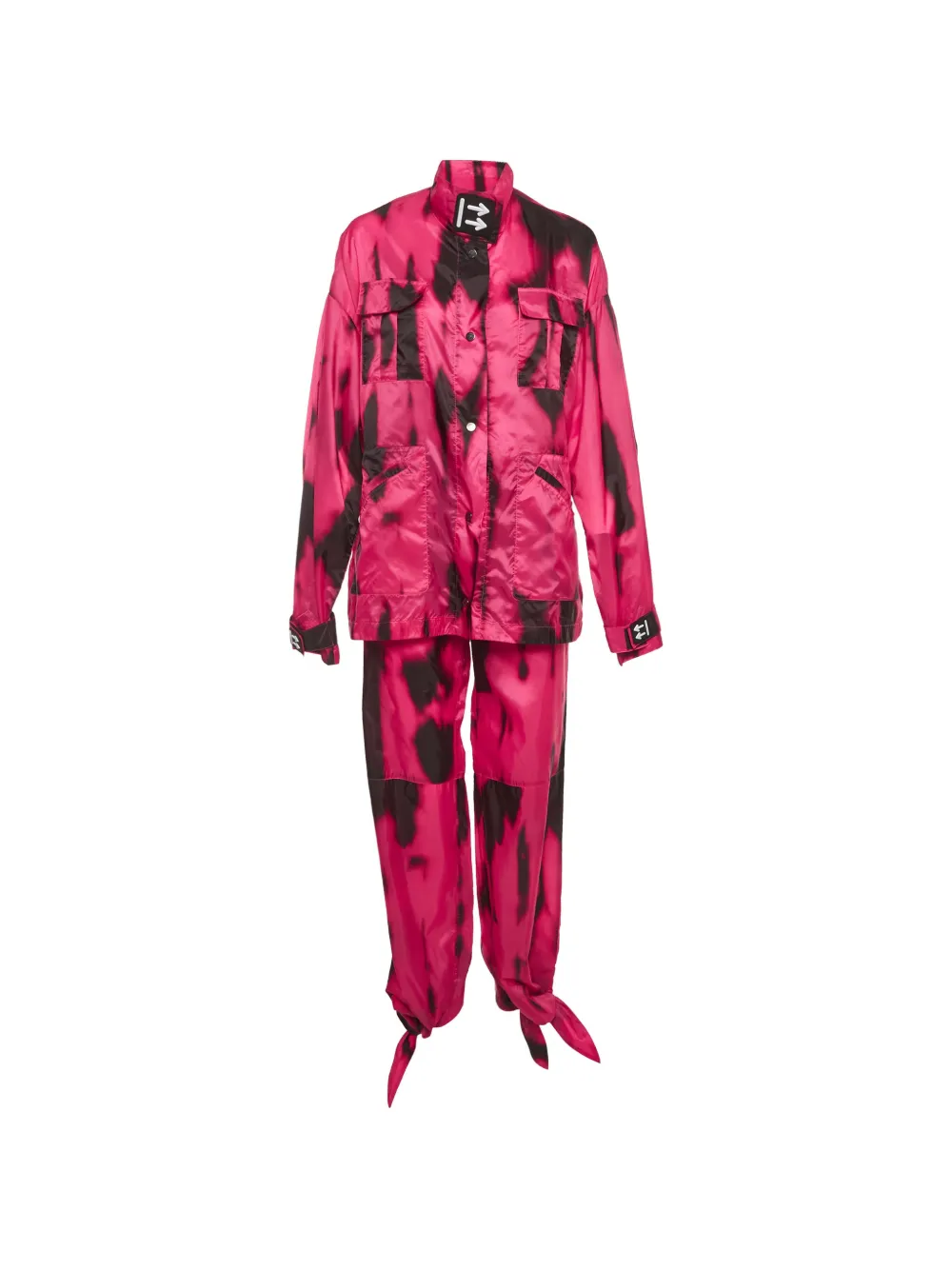 Pre-owned Off-white Patterned Suit In Pink