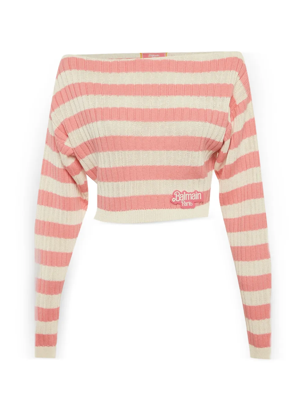 Balmain Pre-Owned x Barbie striped sweater - Rosa