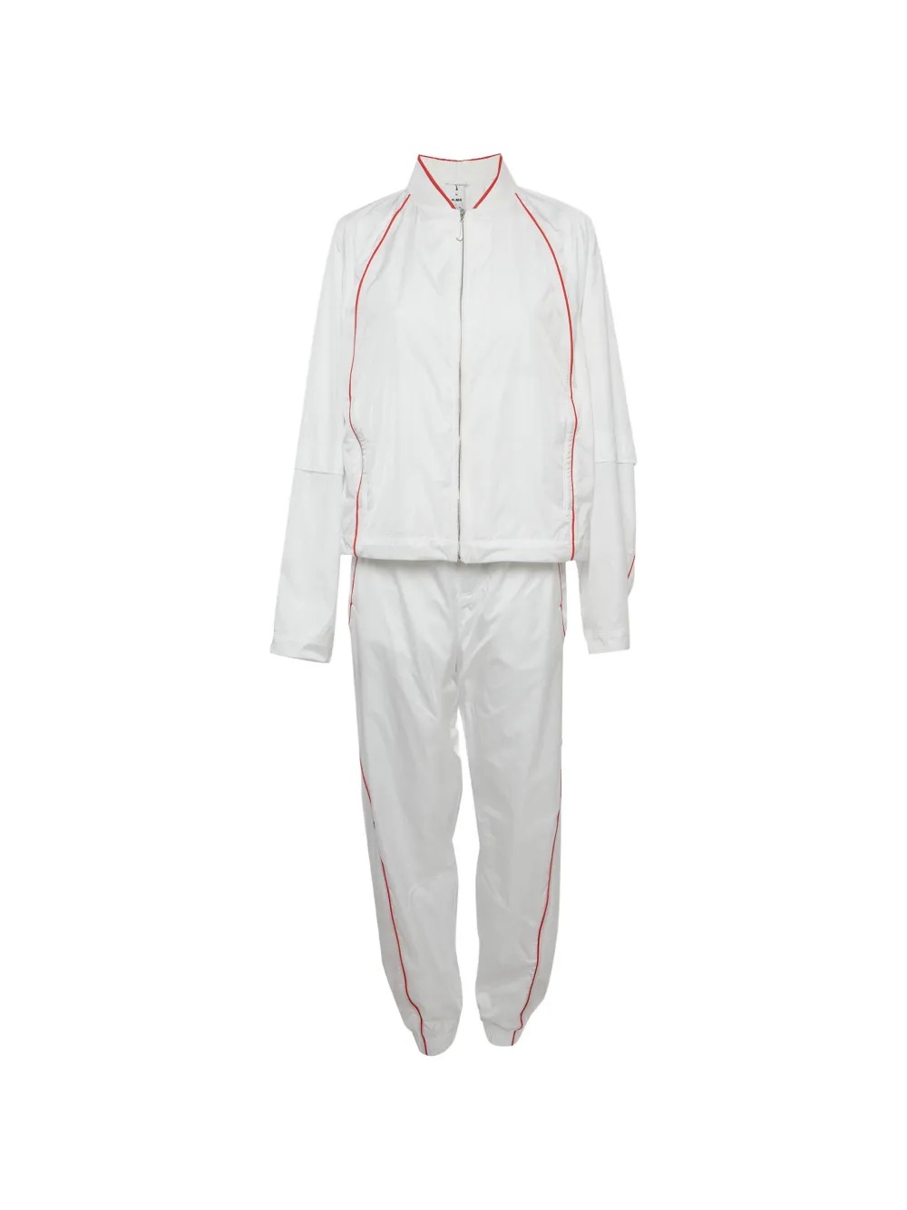 Jacquemus Pre-Owned x Nike zip-up tracksuit - Weiß