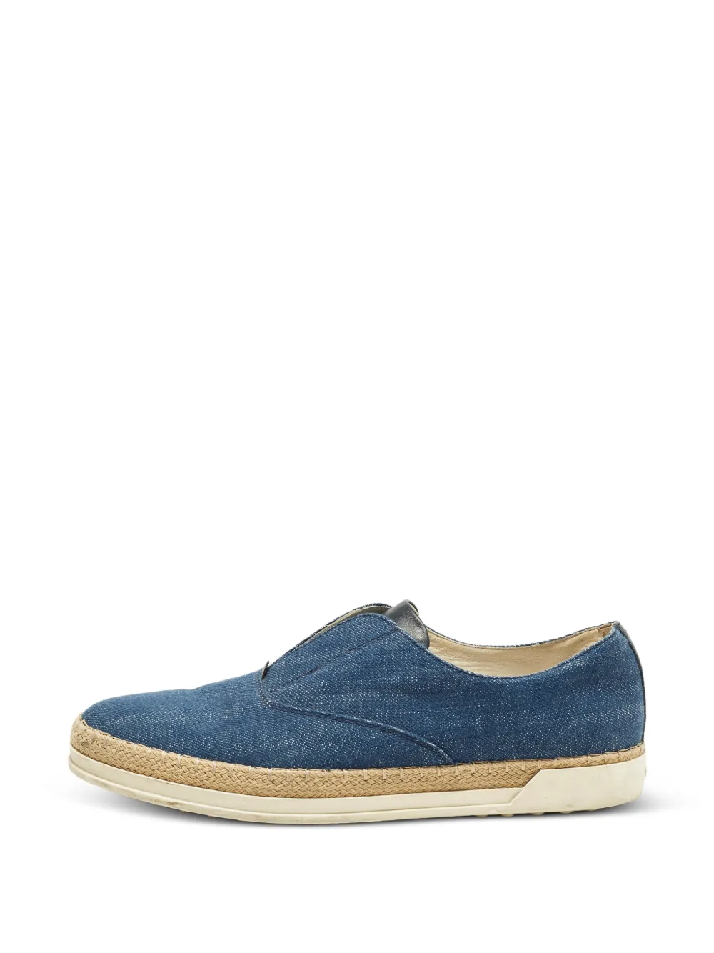 Tod's Vintage Francesina denim espadrilles - Blau
