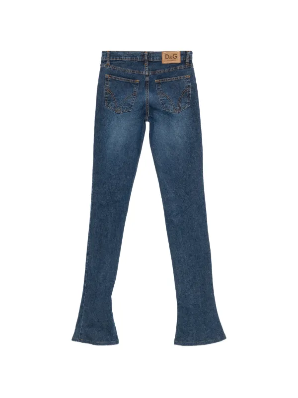 Dolce & Gabbana Pre-Owned 2000s mid-rise Bootcut Jeans | Blue 