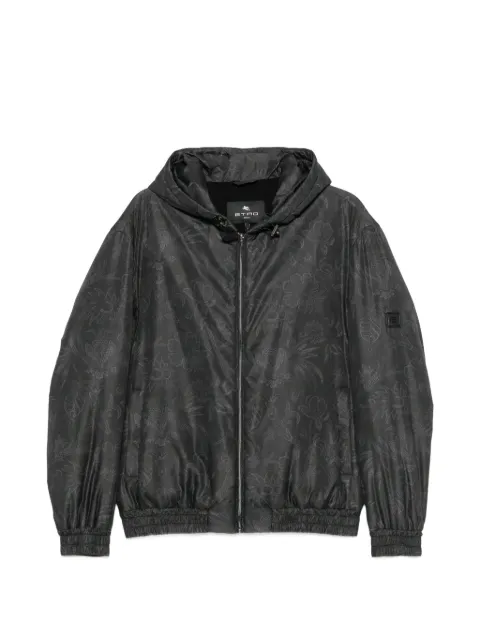 ETRO paisley-print hooded jacket