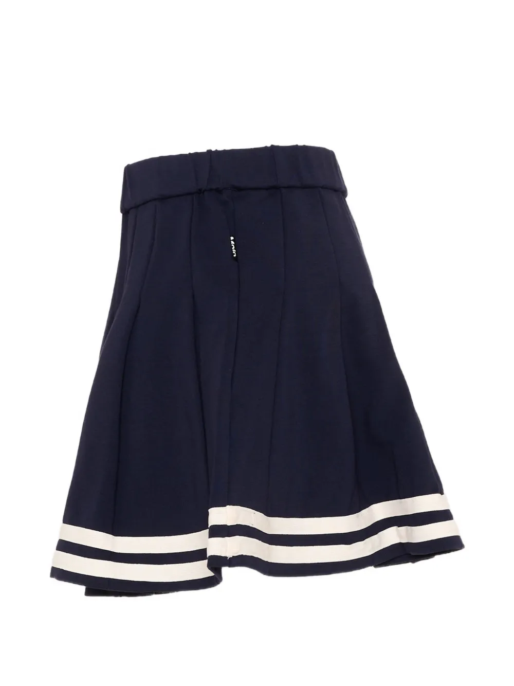 Molo Rok met gestreepte afwerking en plooien Blauw